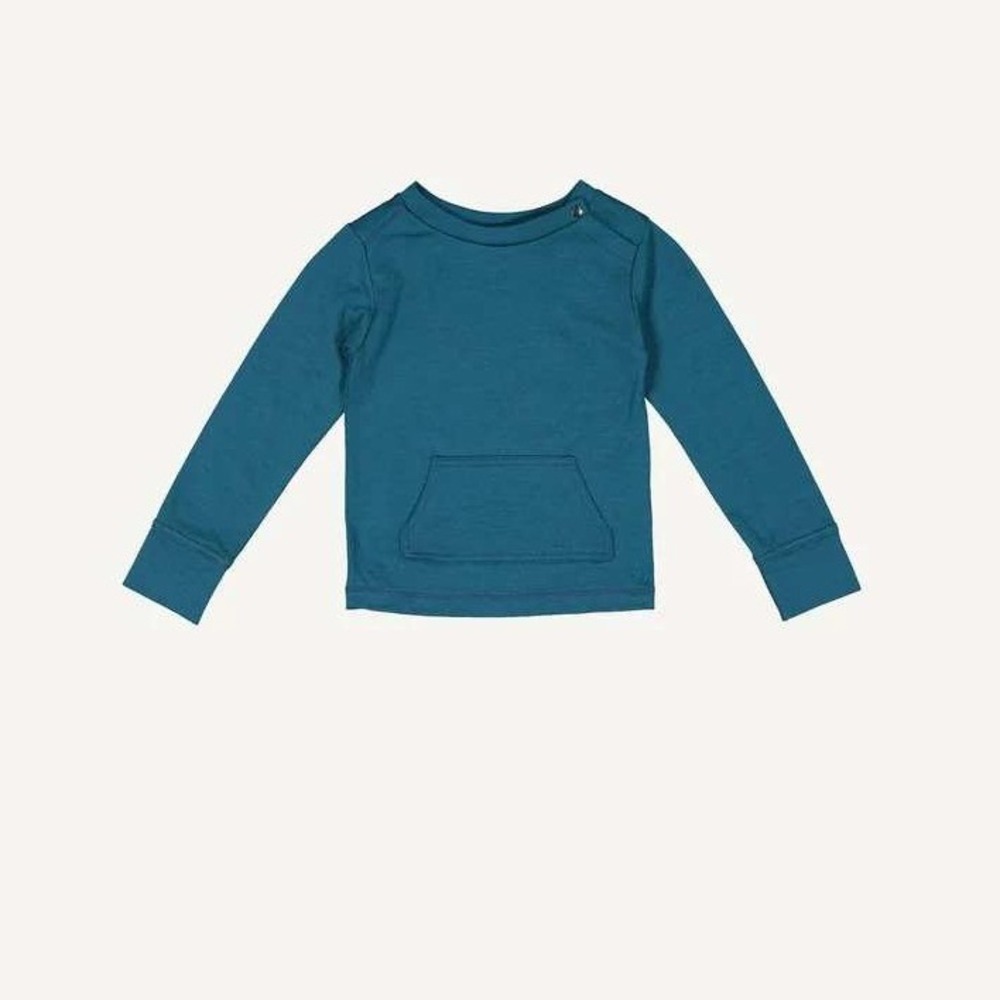 Nui Organics Tihoi Crew Deep Sea 4Y New With Tags
